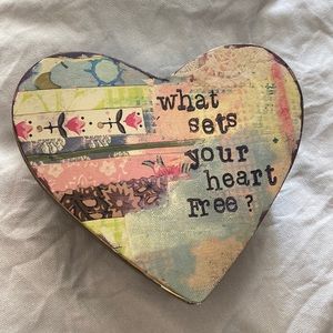 Kelly Rae Roberts Decorative Heart Storage Tin